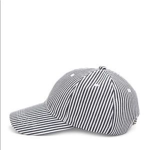 Stripe baseball cap